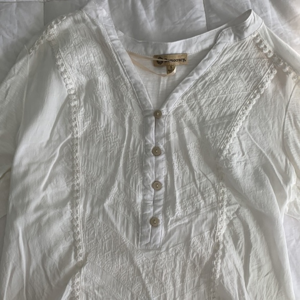 flowy peasant blouse - Picture 2 of 5
